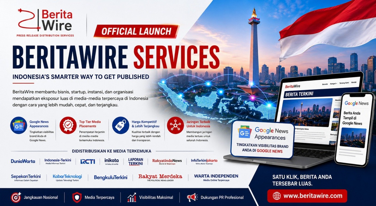 BeritaWire Launches New Press Release Distribution Platform for Indonesian Businesses